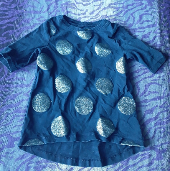 OshKosh B'gosh Girls Polka dot Long Teeshirt - Picture 2 of 10